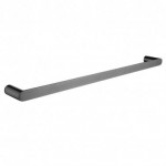 Rushy Gun Metal Grey Single Towel Rail 600